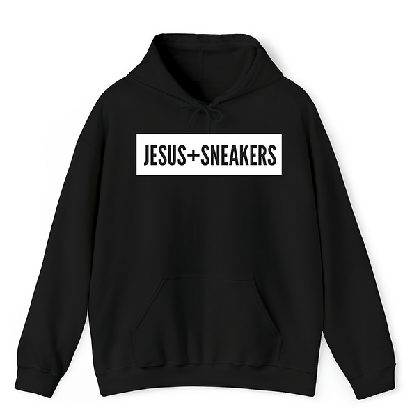 Jesus + Sneakers Hoodie - Black