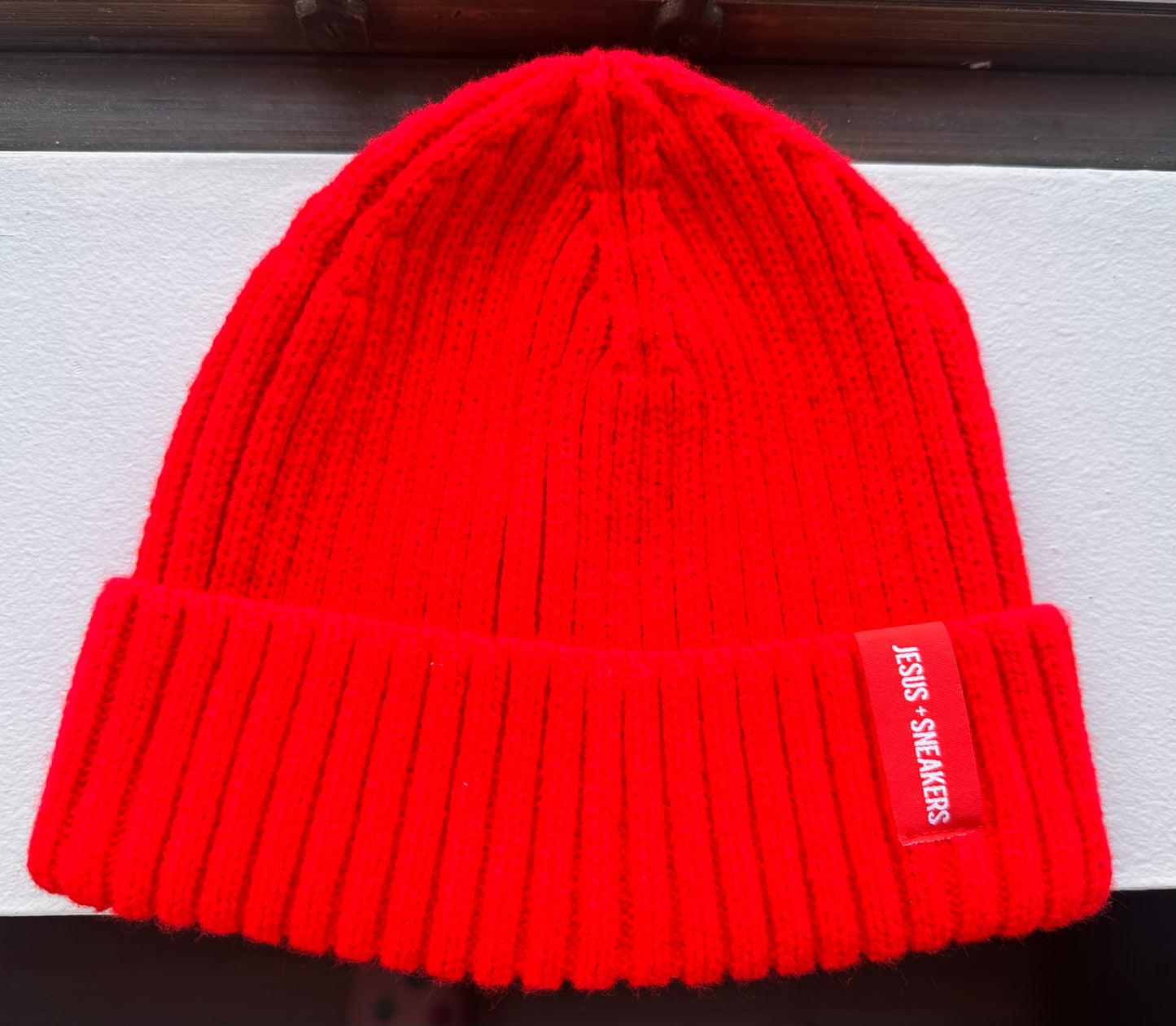 Red Satin Lined Beanie