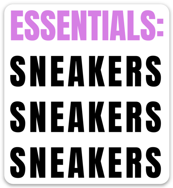 Sneaker Essentials Sticker