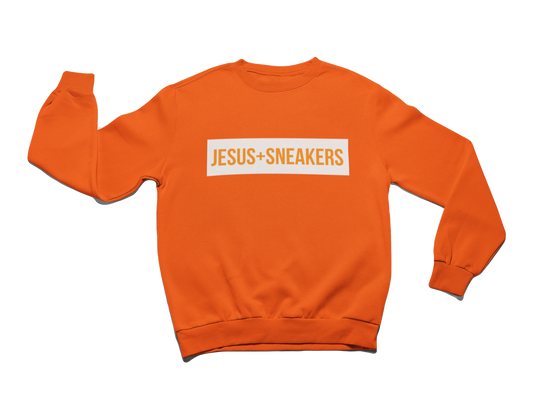 Jesus+Sneakers - Orange